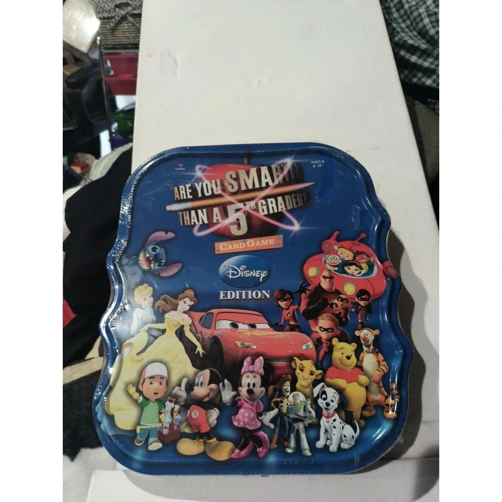 2007 Vtg  Are you smarter than a 5th grader card game Disney edition NEW Sealed